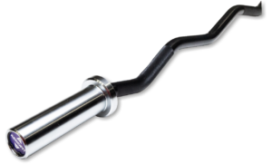 Black Chrome Curl Barbell